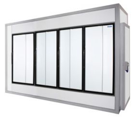 Холодильная камера КХН-8,81 со стеклянным фронтом